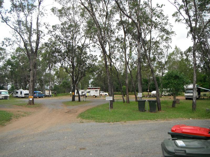Dululu Free camping areaThe campground is pretty compact, however it is level and well shaded.